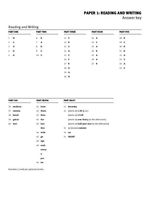 Cambridge Key English Test 4 Pdf